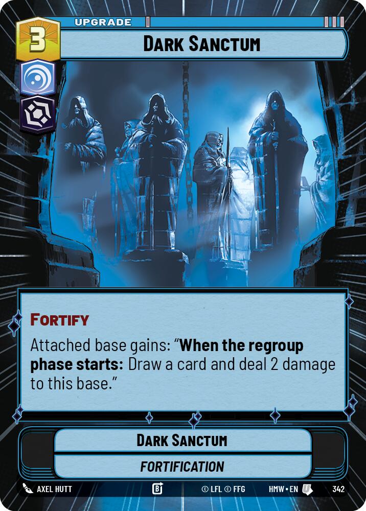 Dark Sanctum (Hyperspace) – Homeworlds #342 Star Wars: Unlimited card