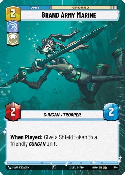 Grand Army Marine (Hyperspace) – Homeworlds #344 Star Wars: Unlimited card