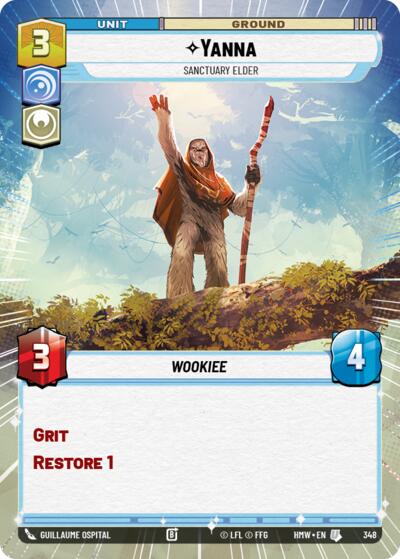 Yanna - Sanctuary Elder (Hyperspace) – Homeworlds #348 Star Wars: Unlimited card