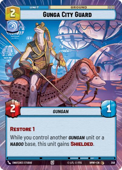 Gunga City Guard (Hyperspace) – Homeworlds #356 Star Wars: Unlimited card