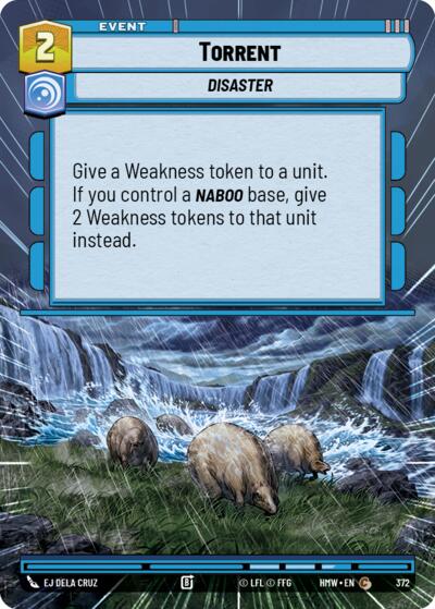 Torrent (Hyperspace) – Homeworlds #372 Star Wars: Unlimited card