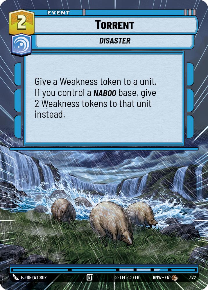 Torrent (Hyperspace) – Homeworlds #372 Star Wars: Unlimited card