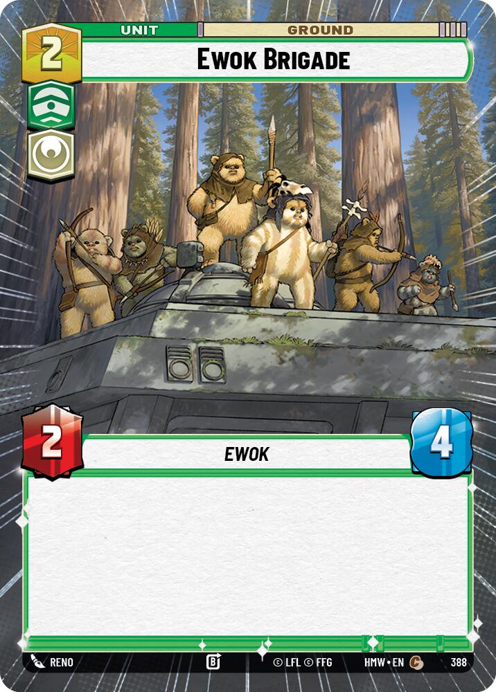 Ewok Brigade (Hyperspace) – Homeworlds #388 Star Wars: Unlimited card