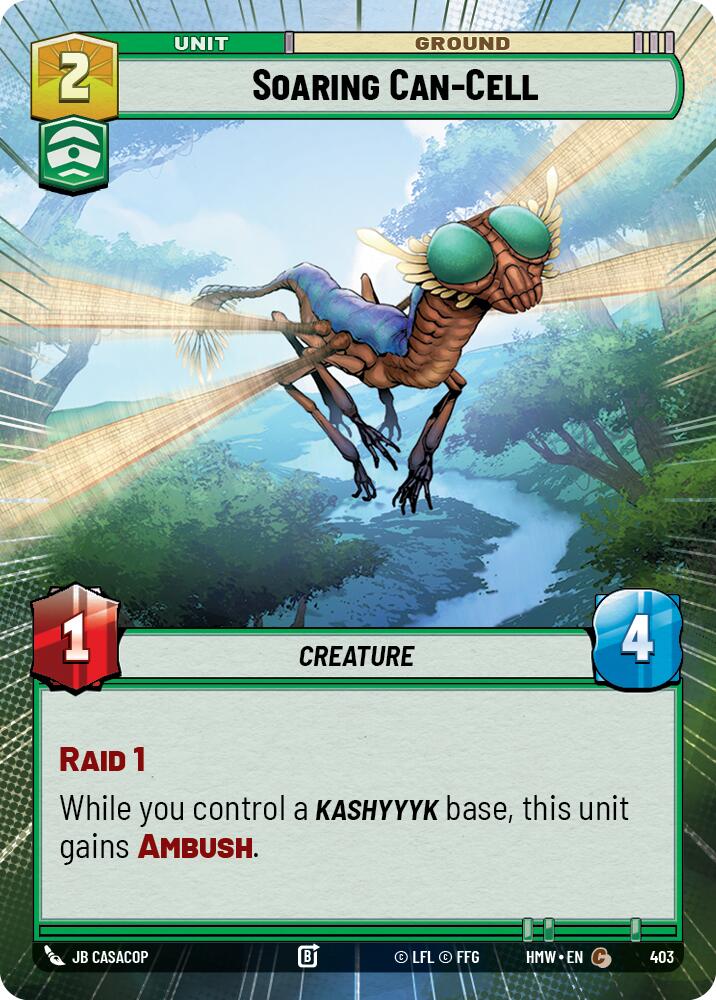 Soaring Can-Cell (Hyperspace) – Homeworlds #403 Star Wars: Unlimited card
