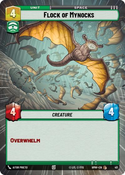 Flock of Mynocks (Hyperspace) – Homeworlds #411 Star Wars: Unlimited card