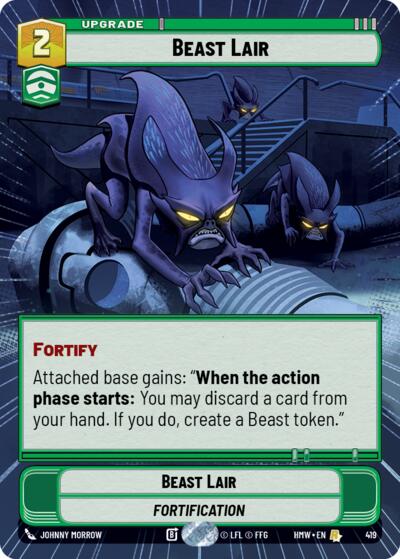 Beast Lair (Hyperspace) – Homeworlds #419 Star Wars: Unlimited card