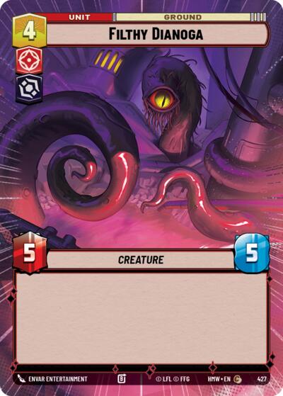 Filthy Dianoga (Hyperspace) – Homeworlds #427 Star Wars: Unlimited card
