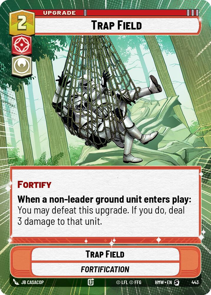 Trap Field (Hyperspace) – Homeworlds #443 Star Wars: Unlimited card