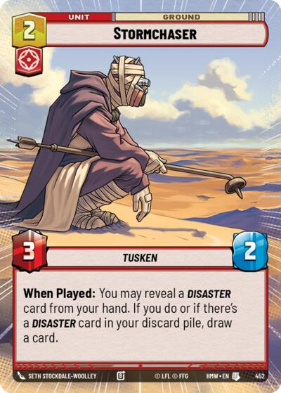 Stormchaser (Hyperspace) – Homeworlds #452 Star Wars: Unlimited card