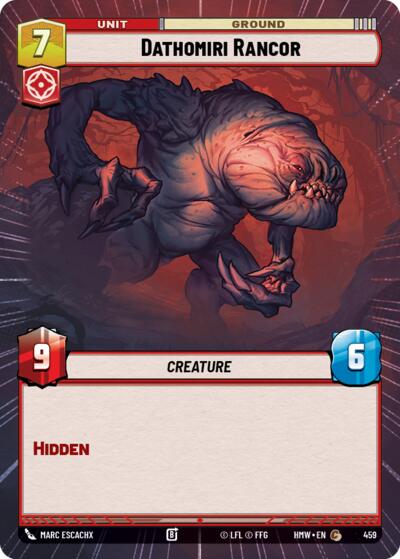Dathomiri Rancor (Hyperspace) – Homeworlds #459 Star Wars: Unlimited card
