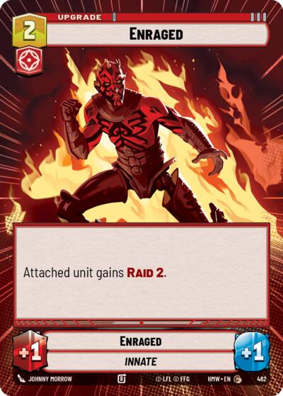 Enraged (Hyperspace) – Homeworlds #462 Star Wars: Unlimited card