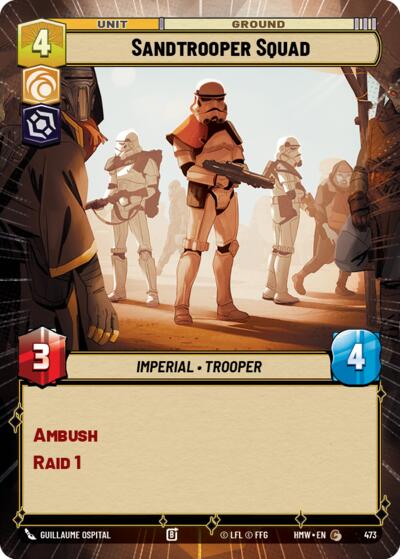 Sandtrooper Squad (Hyperspace) – Homeworlds #473 Star Wars: Unlimited card