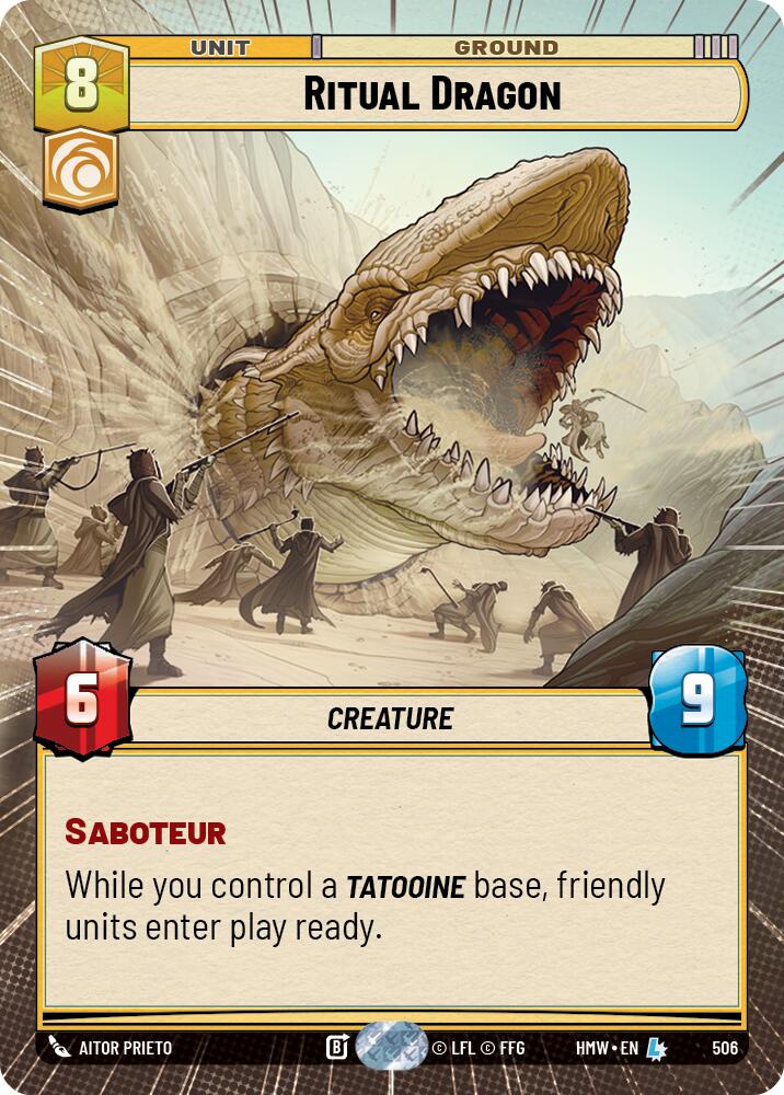 Ritual Dragon (Hyperspace) – Homeworlds #506 Star Wars: Unlimited card
