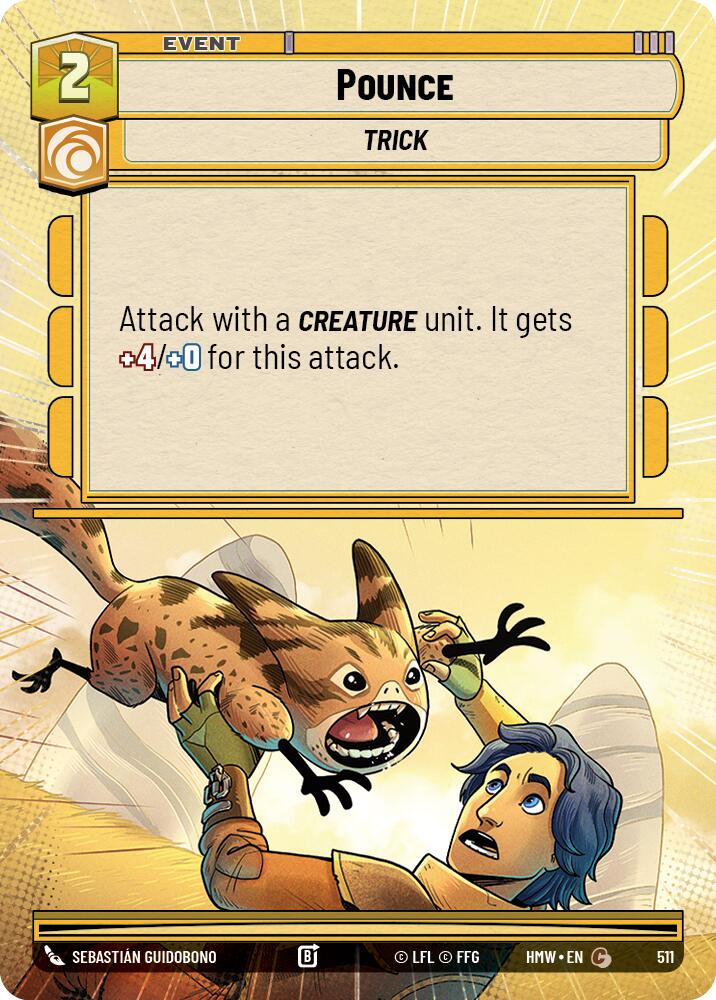 Pounce (Hyperspace) – Homeworlds #511 Star Wars: Unlimited card