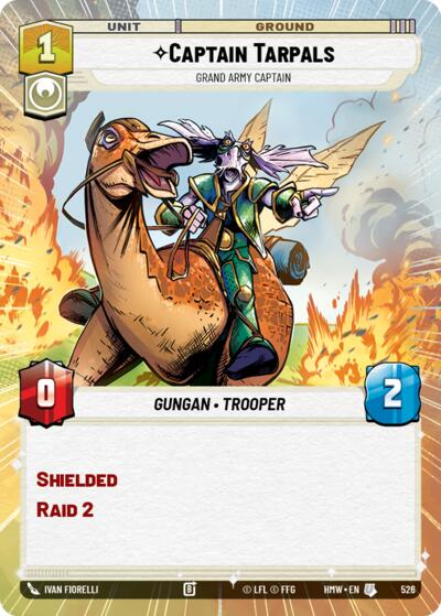 Captain Tarpals - Grand Army Captain (Hyperspace) – Homeworlds #526 Star Wars: Unlimited card