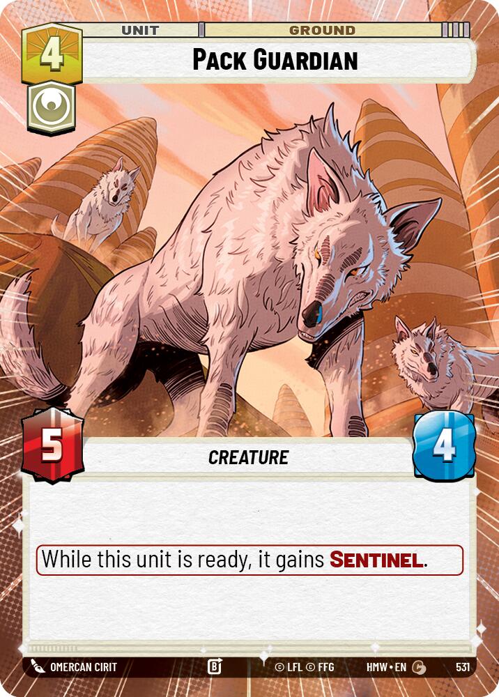 Pack Guardian (Hyperspace) – Homeworlds #531 Star Wars: Unlimited card