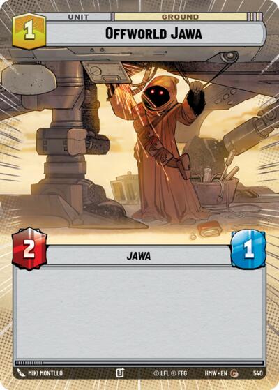 Offworld Jawa (Hyperspace) – Homeworlds #540 Star Wars: Unlimited card
