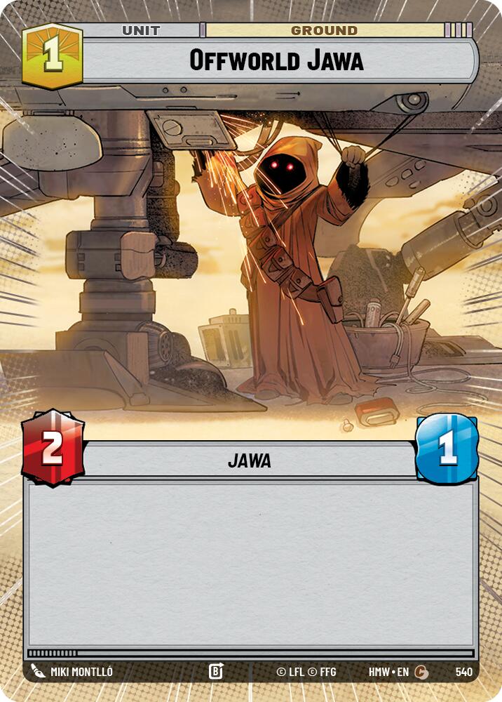 Offworld Jawa (Hyperspace) – Homeworlds #540 Star Wars: Unlimited card