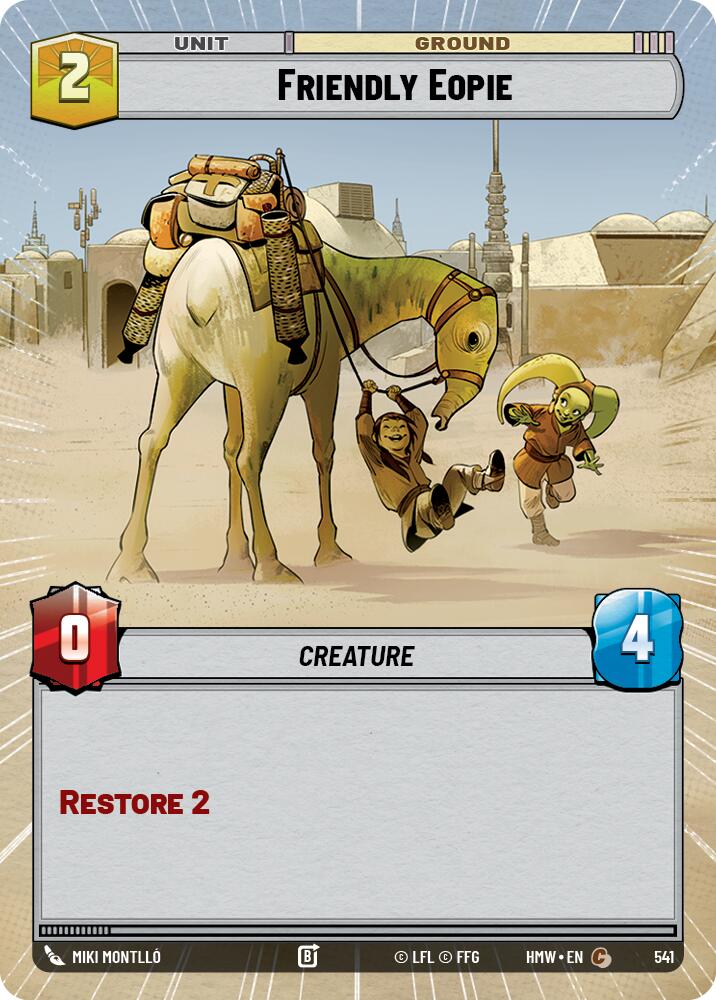 Friendly Eopie (Hyperspace) – Homeworlds #541 Star Wars: Unlimited card