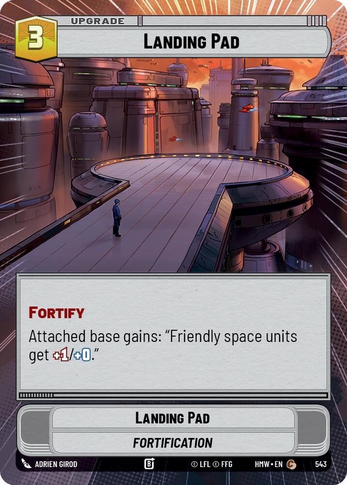 Landing Pad (Hyperspace) – Homeworlds #543 Star Wars: Unlimited card