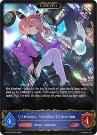 Lishenna, Melodious Destruction (Evolved), $4.50