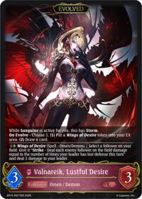 Valnareik, Lustful Desire (Evolved)