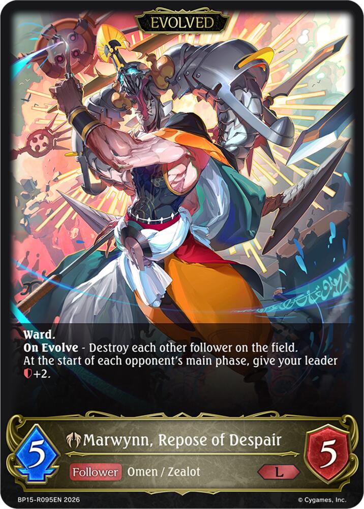 Marwynn, Repose of Despair (Evolved) (BP19: Eightfold Retribution) — Shadowverse: Evolve card