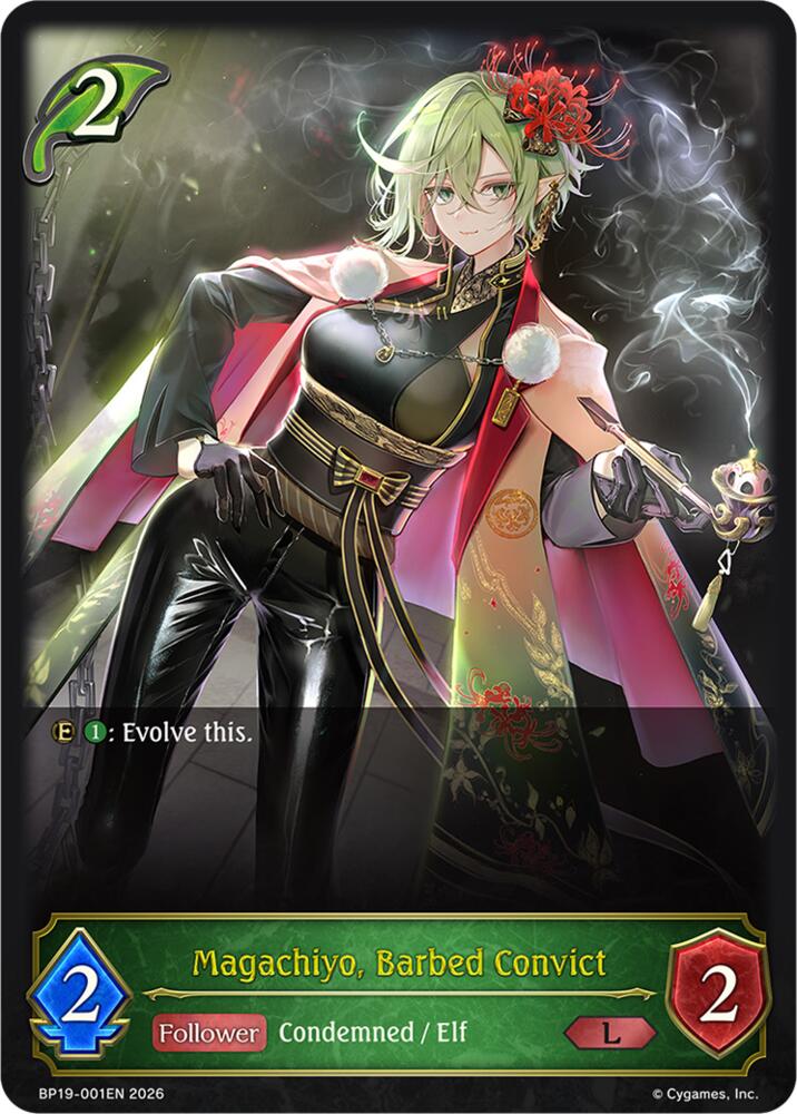 Magachiyo, Barbed Convict (BP19: Eightfold Retribution) — Shadowverse: Evolve card