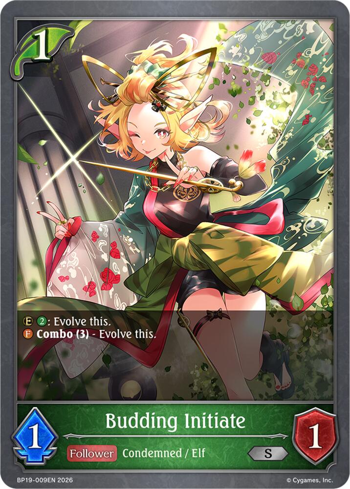 Budding Initiate (BP19: Eightfold Retribution) — Shadowverse: Evolve card