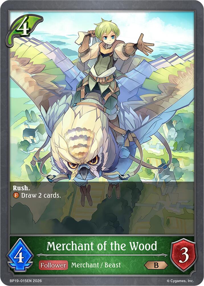 Merchant of the Wood (BP19: Eightfold Retribution) — Shadowverse: Evolve card