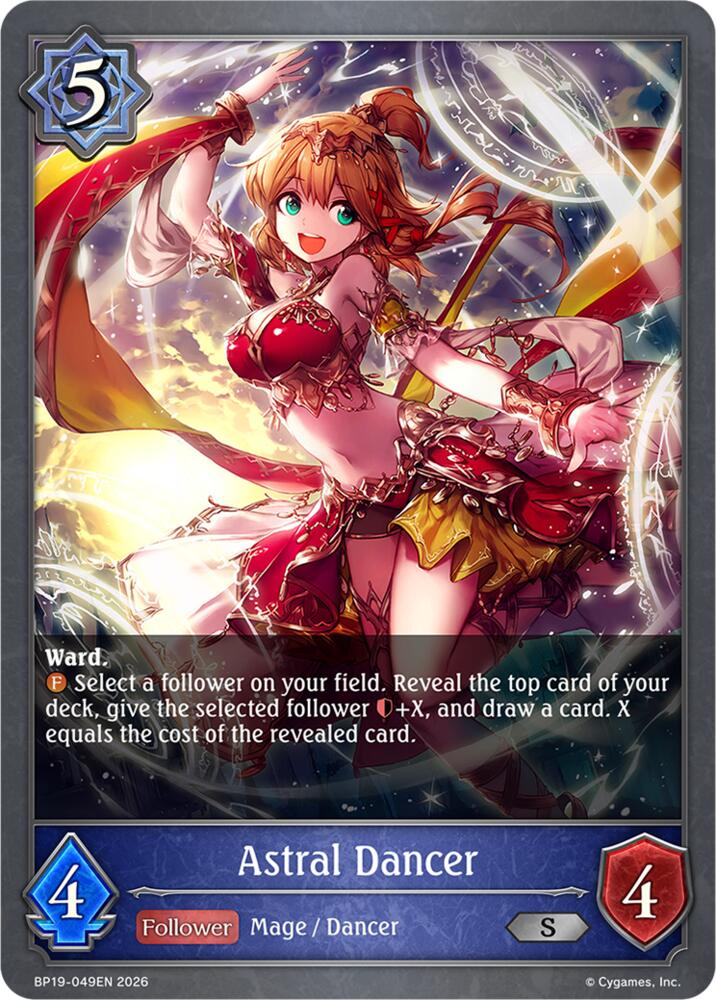 Astral Dancer (BP19: Eightfold Retribution) — Shadowverse: Evolve card