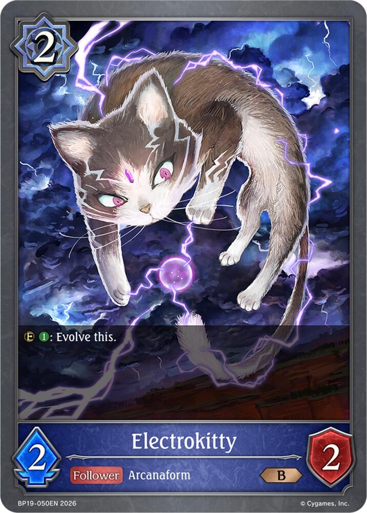 Electrokitty (BP19: Eightfold Retribution) — Shadowverse: Evolve card