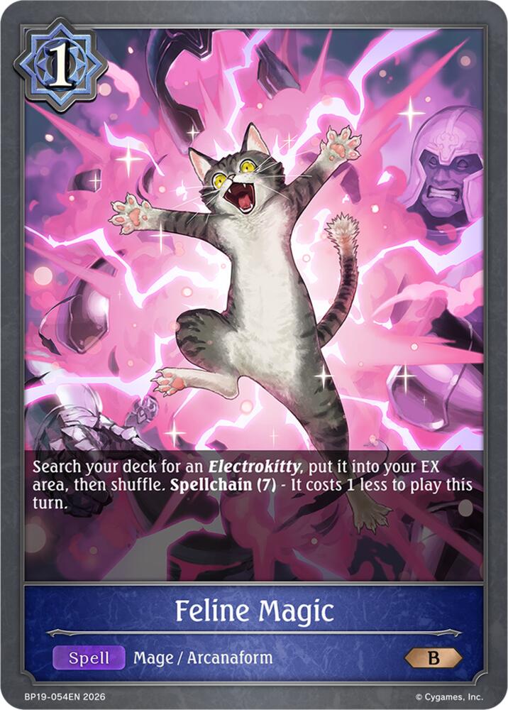 Feline Magic (BP19: Eightfold Retribution) — Shadowverse: Evolve card