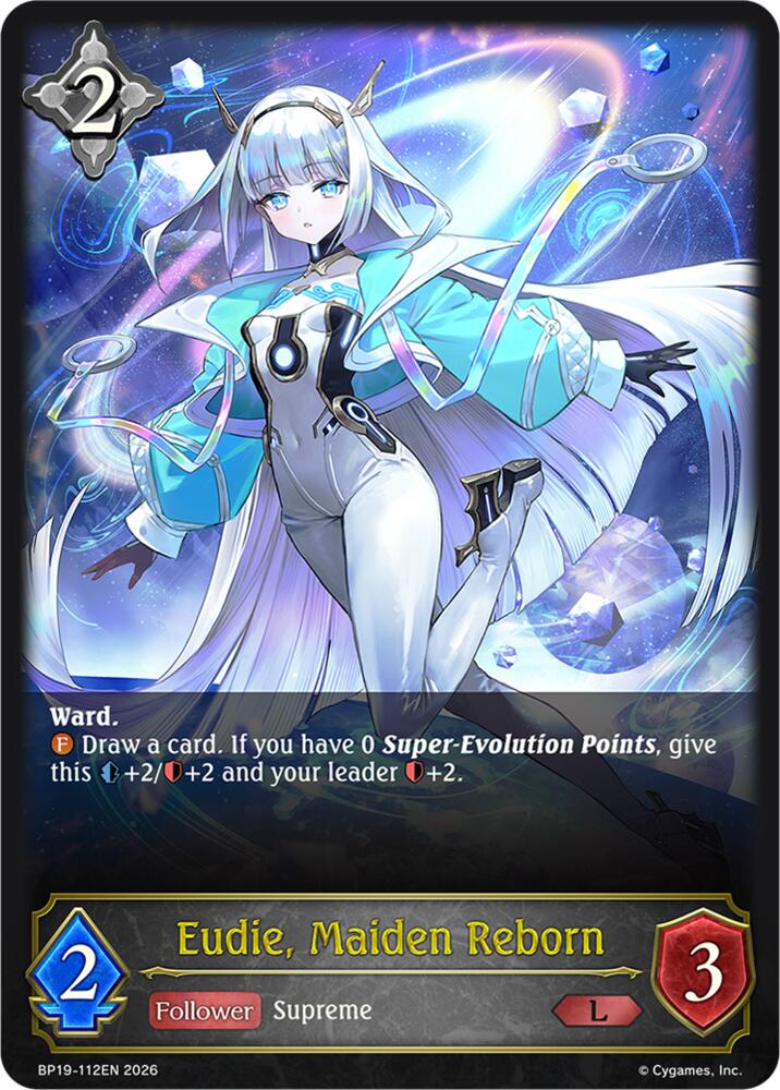 Eudie, Maiden Reborn (BP19: Eightfold Retribution) — Shadowverse: Evolve card