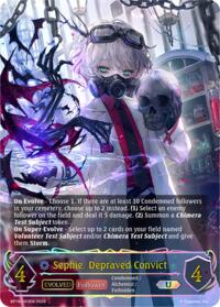 Sephie, Depraved Convict (Evolved) (U)