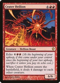 Crater Hellion - Commander 2013 - Magic: The Gathering card