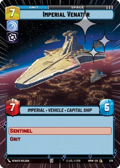 Imperial Venator (Hyperspace Foil) – Homeworlds #579 Star Wars: Unlimited card
