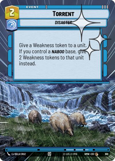 Torrent (Hyperspace Foil) – Homeworlds #610 Star Wars: Unlimited card