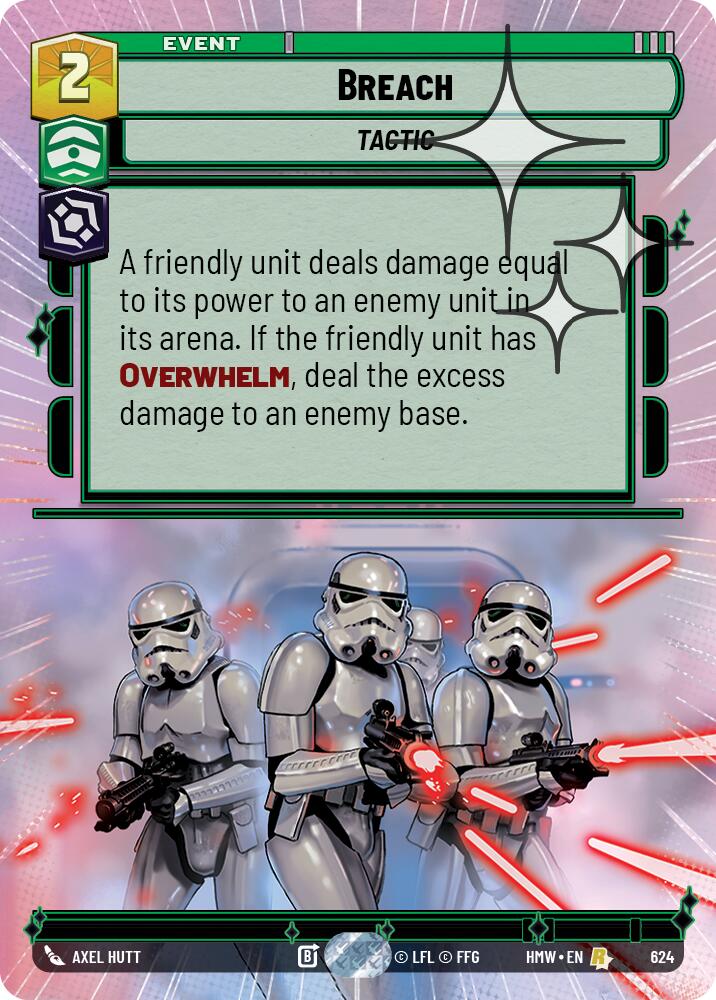 Breach (Hyperspace Foil) – Homeworlds #624 Star Wars: Unlimited card