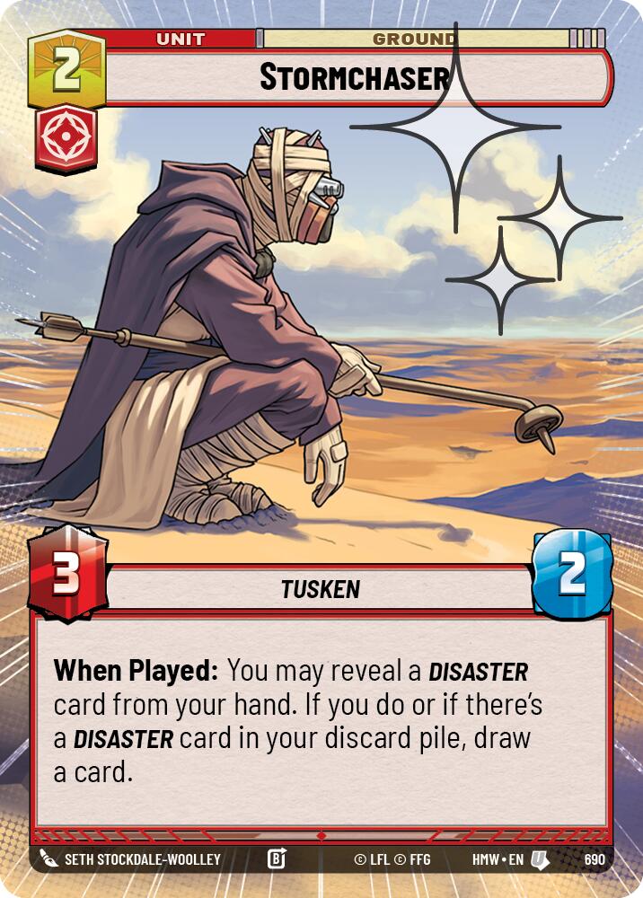 Stormchaser (Hyperspace Foil) – Homeworlds #690 Star Wars: Unlimited card