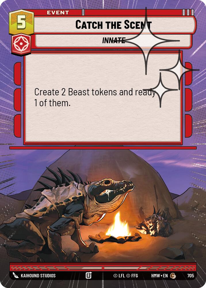 Catch the Scent (Hyperspace Foil) – Homeworlds #705 Star Wars: Unlimited card