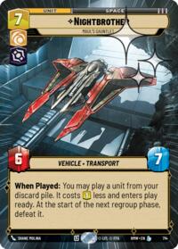 Nightbrother - Maul's Gauntlet (Hyperspace Foil), $36.14