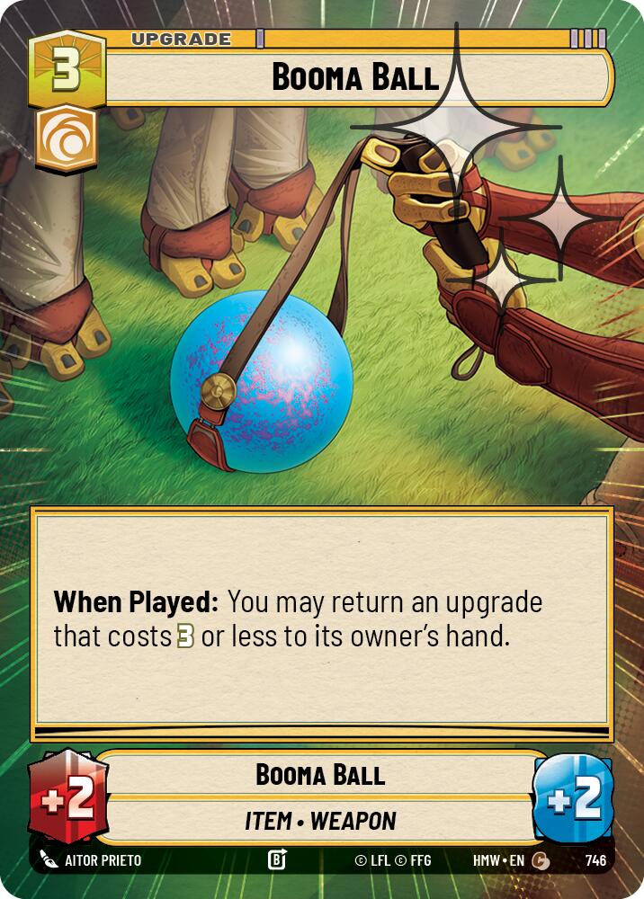Booma Ball (Hyperspace Foil) – Homeworlds #746 Star Wars: Unlimited card