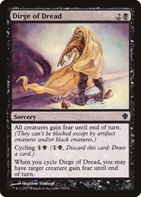 Dirge of Dread - Commander 2013 - Magic: The Gathering card