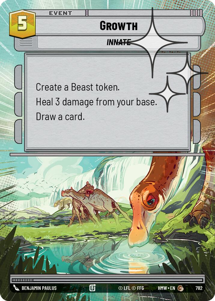 Growth (Hyperspace Foil) – Homeworlds #782 Star Wars: Unlimited card