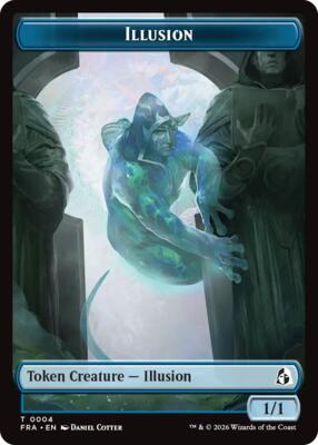 Illusion // Jace Double-Sided Token 4 // 5 – Reality Fracture (Token)