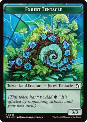 Forest Tentacle // Beast Double-Sided Token 9 // 8 – Reality Fracture (Token)