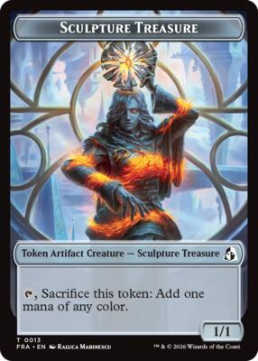 Sculpture Treasure // Beast Double-Sided Token 13 // 8 – Reality Fracture (Token)