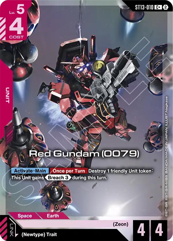 Red Gundam (0079) (C+) — Promo / Other