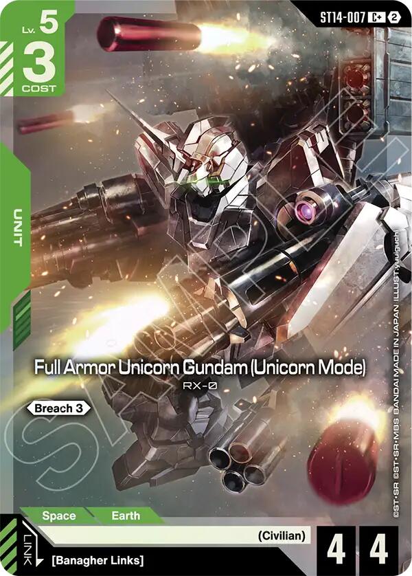 Full Armor Unicorn Gundam (Unicorn Mode) (C+) — Promo / Other
